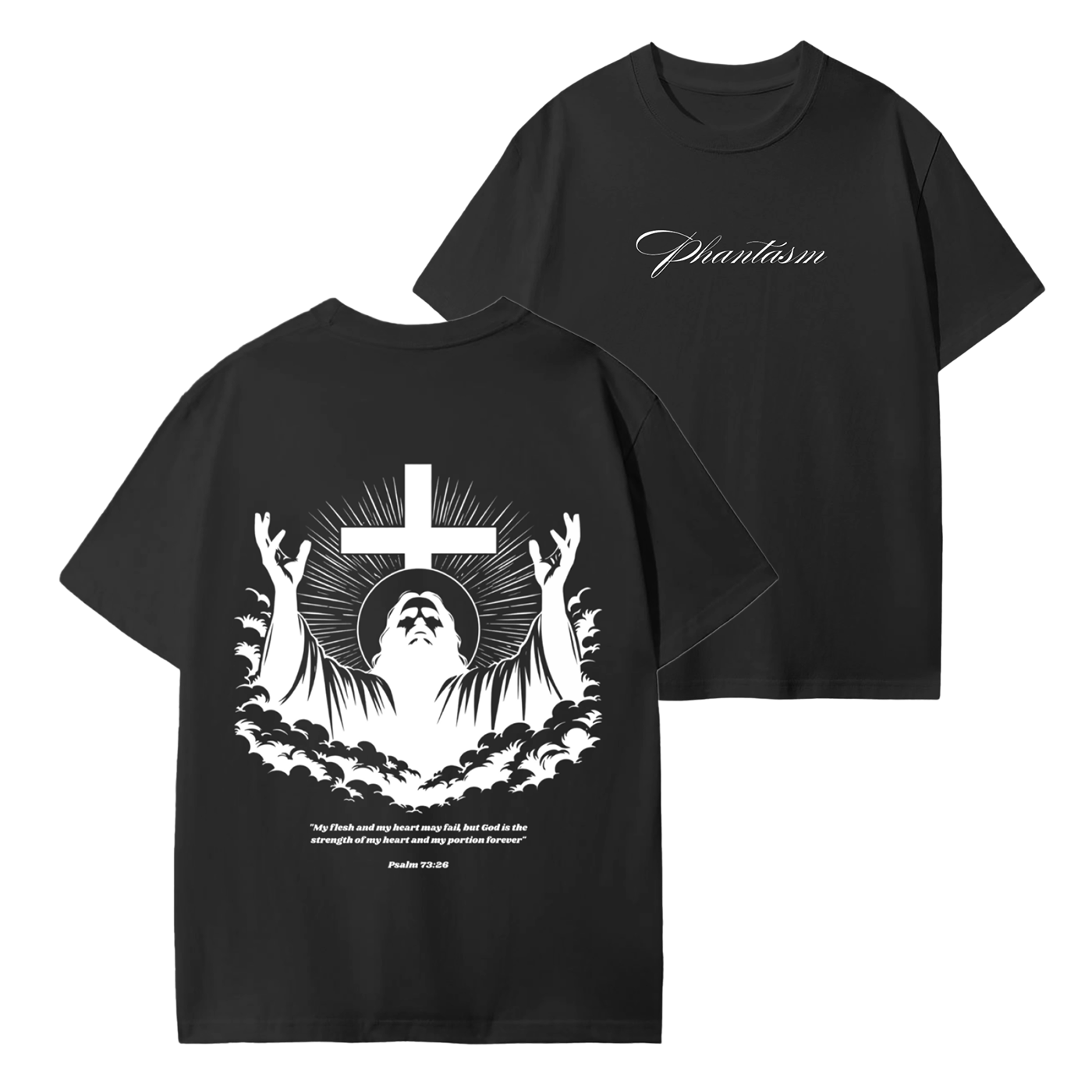 Psalm 73:26 Black T-Shirt