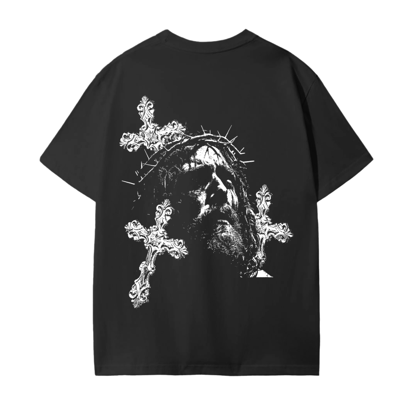 Crown Of Thorns Black T-Shirt