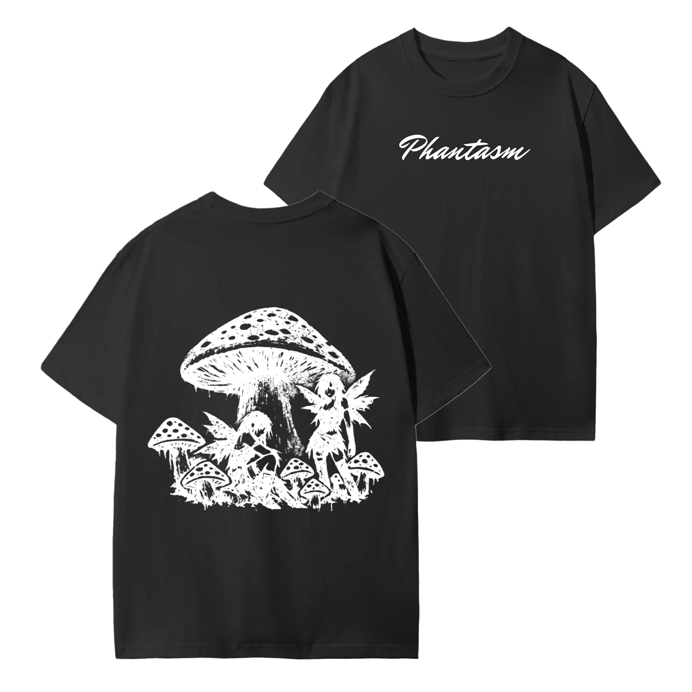 Fairies Garden Black T-Shirt