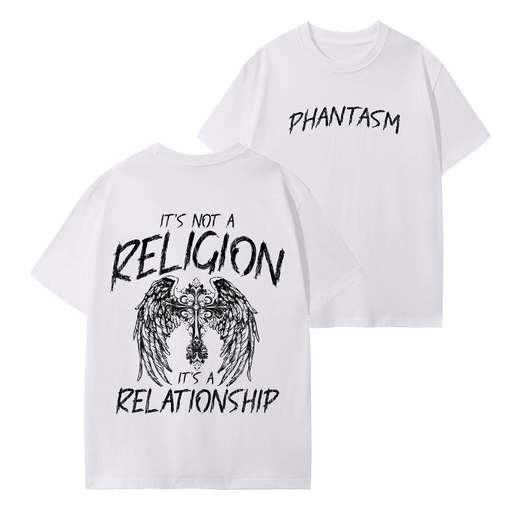 It's A Relationship White T-Shirt