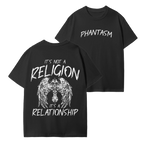 It's A Relationship Black T-Shirt