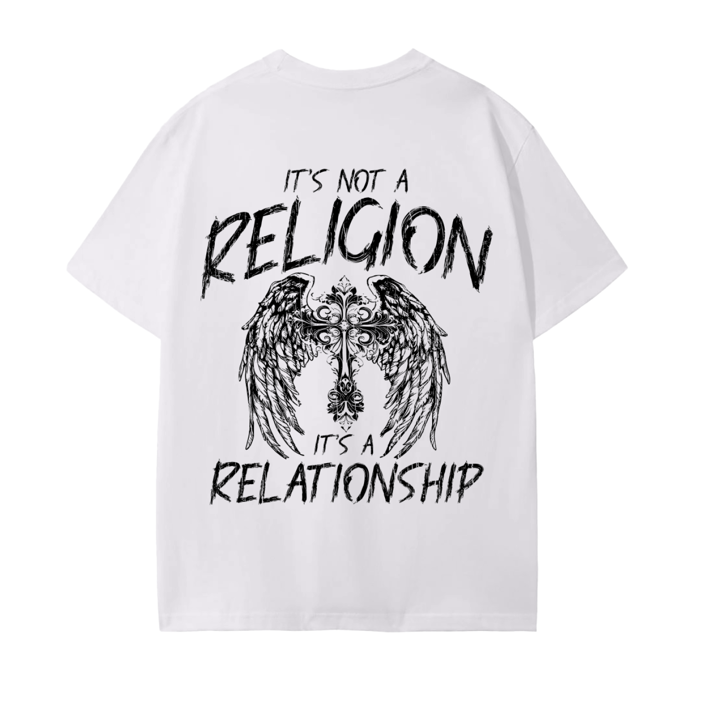 It's A Relationship White T-Shirt