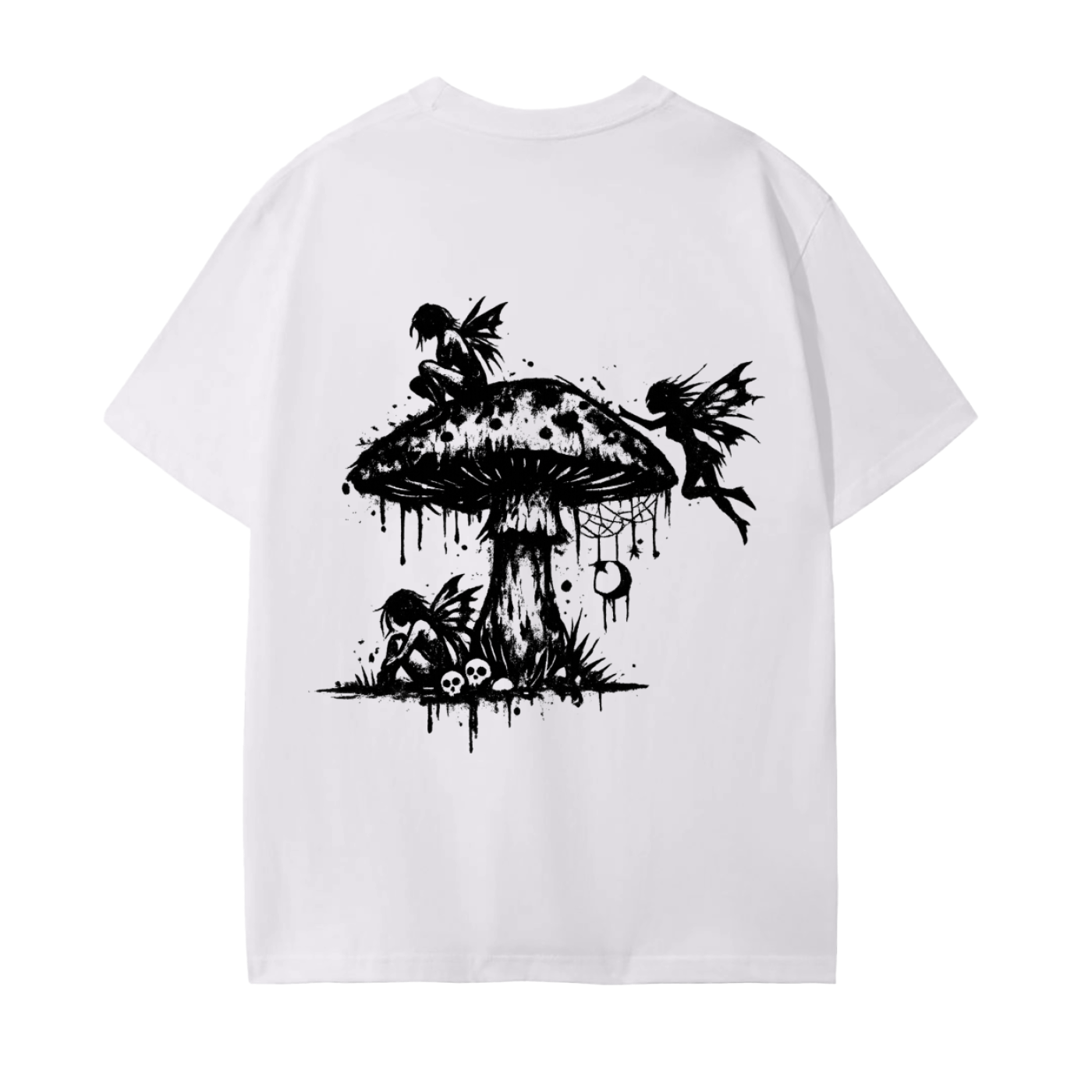 Mushroom Fairies White T-Shirt