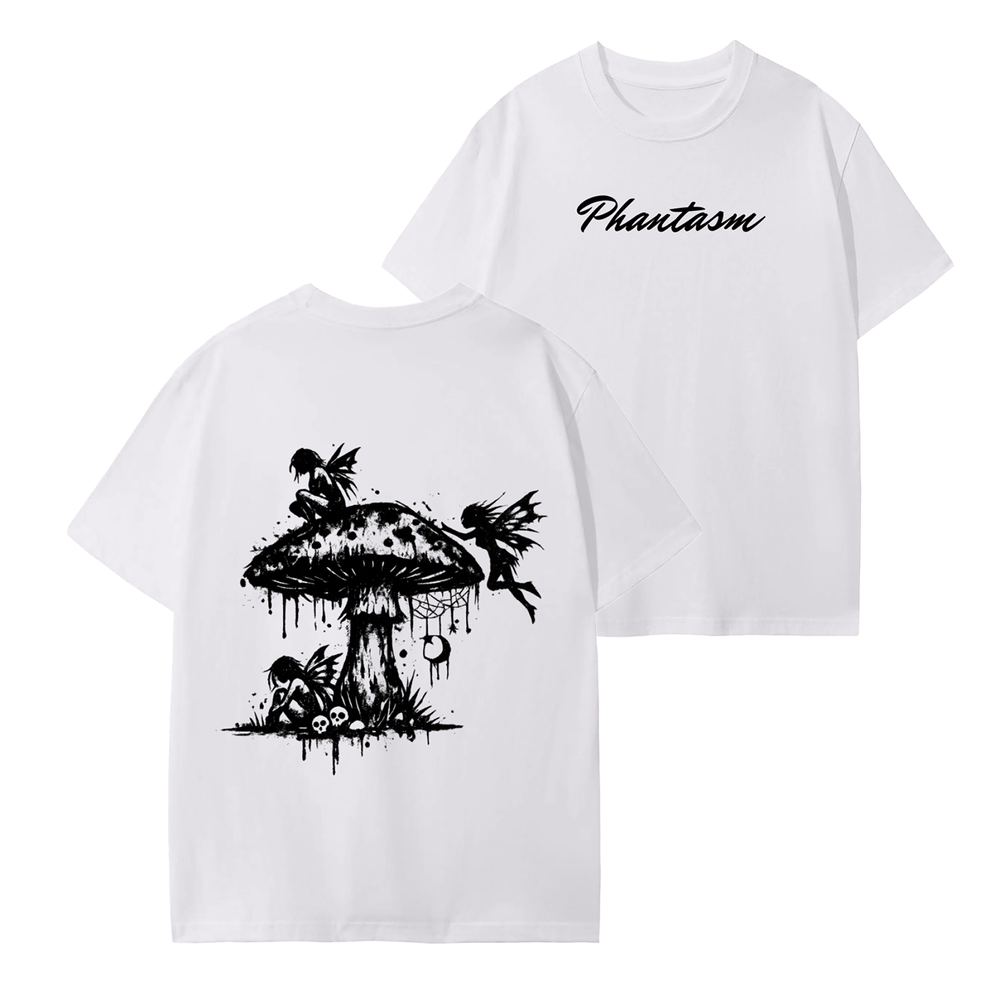 Mushroom Fairies White T-Shirt